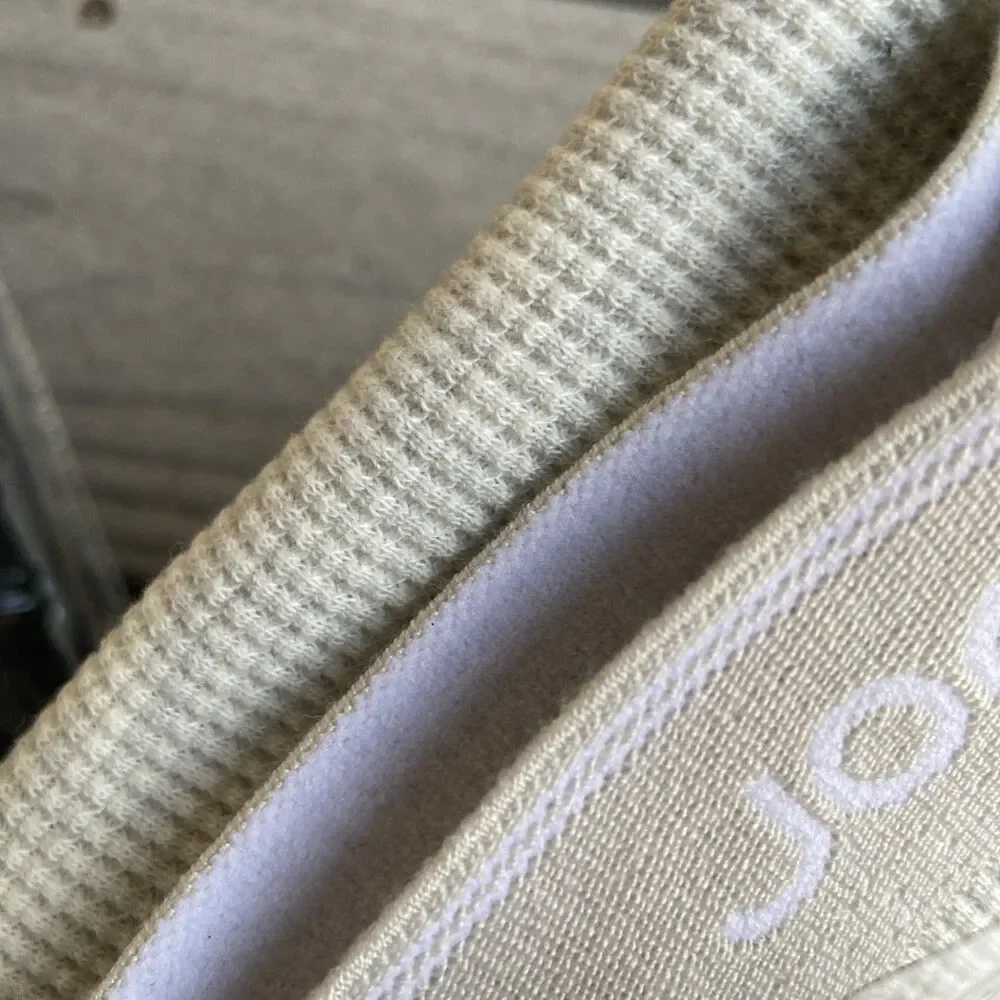 Jockey Thermal Pant Base Long John Gray Beige Waffle Warmer Cotton Poly L 2006
